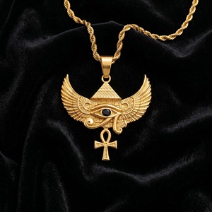Collar con Colgante de Oso Chapado en Oro con Circonitas Microincrustadas, Cadena de Eslabones, Joyería Hip Hop para Hombre, Oro de 14K Certificado, 20.3g - Product Image 2