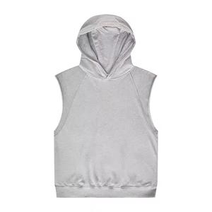 Sudadera sin mangas para hombre, personalizada, informal, deportiva, para gimnasio, fitness, correr, ajustada, de verano, CP-MH-10 - Product Image 5