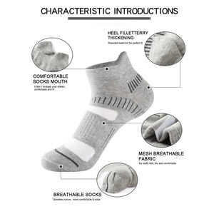 Calcetines Deportivos de Compresión Personalizables para Entrenamiento Deportivo, Calcetines de Tobillo para Impresión de Logotipo - Product Image 2