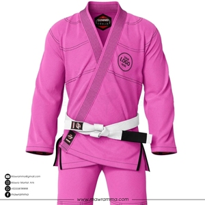 Kimono de Jiu-Jitsu Brésilien Premium en Tissu Perlé 100% Coton, Uniforme Professionnel de Grappling, Équipement d'Entraînement avec Logo Personnalisé - Product Image 2