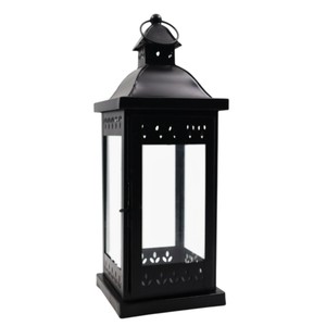Wholesale Moroccan Style <b>Metal</b> <b>Candle</b> Lantern Vintage <b>Black</b> Iron Decorative Hanging Lantern <b>Candle</b> <b>Holder</b> For Wedding Centertop - Product Image 6