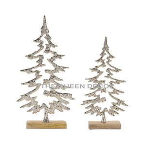 Admirable Design Artificial Christmas <b>Tree</b> Iron Metal For Tabletop Home Bedroom Garden Living Room Xmas Festival Decoration - Product Image 5