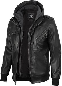 Chaqueta de Cuero Cortavientos para Hombre y Mujer, Estilos Personalizados, Ropa de Otoño e Invierno, Múltiples Colores, Chaqueta de Cuero 2026 - Product Image 2