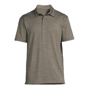 เสื้อโปโลแขนสั้นผู้ชายสีน้ำเงิน ผ้าถัก สีพื้น สไตล์ลำลอง ทรงปกติ - Product Image 2