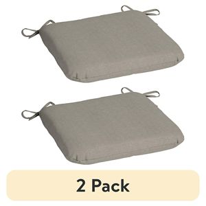 Confezione da 2 15.5 per sedile esterno rettangolare marrone chiaro \ "D X 17 \" W per mobili - Product Image 1