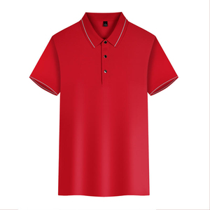 เสื้อโปโลแขนสั้นผู้ชาย สีพื้น ผ้าอ็อกซ์ฟอร์ด สไตล์ลำลอง ทรงปกติ คอปกติดกระดุม สีเบจ - Product Image 6
