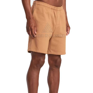Shorts décontractés en molleton de coton pour homme, style tendance, couleur unie, best-seller, séchage rapide, respirant, fermeture à cordon - Product Image 5
