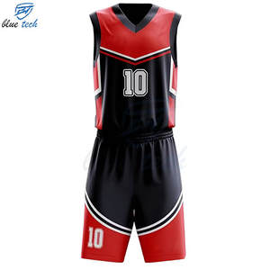 Camiseta de Baloncesto Personalizada de Alta Calidad, Cuello en V, Sin Mangas, Transpirable, de Secado Rápido, Conjunto de Camisetas de Baloncesto OEM ODM - Product Image 2