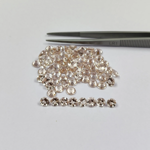 อัญมณีมอร์แกไนต์ทรงกลมเจียระไนแบบธรรมชาติขนาด5มม. ตัดหลวมได้รับการรับรองในราคาโรงงานจากร้านค้าผู้ผลิตอินเดียออนไลน์ - Product Image 1