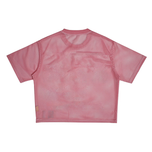 Uniforme de football américain rétro sur mesure unisexe, tendance, coupe ample vintage, maillot en mesh surdimensionné, short grande taille, impression personnalisée - Product Image 6