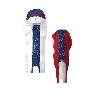 Conjunto de Camiseta y Pantalones de Fútbol Americano Personalizados, 100% Poliéster, Transpirable, Cintura Elástica, Manga Corta - Product Image 6