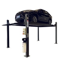 Élévateur de voiture à 4 poteaux Élévateur de voiture à 4 poteaux Élévateur hydraulique de stationnement pour 2 voitures