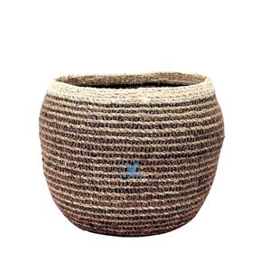 Vase décoratif en jonc de mer et jacinthe d'eau tressé de qualité supérieure, OEM ODM Vietnam - Product Image 4