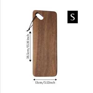Planche à découper en bois d'acacia, planches à découper rustiques en bois avec poignée, ensemble de planches de service pour la cuisine, planche à charcuterie et à pain - Product Image 6
