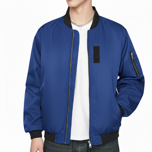 Chaqueta Personalizada Heritage Fit - Chaqueta Bomber de Algodón Personalizada para Hombre - Cortavientos Ligero con Cremallera Completa - Product Image 3