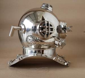 Casco de Buceo Náutico Antiguo de Metal |   Casco de Buceo Profundo Marítimo Mark V de la Marina de los Estados Unidos |   Otros Adornos Decorativos para el Hogar de 18 Pulgadas - Product Image 5