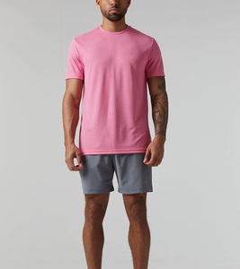 Conjunto Deportivo Unisex de Verano de 2 Piezas, Secado Rápido, Transpirable, Tela de Rizo, con Logotipo, Camiseta de Manga Corta y Pantalones Cortos para Hombre, para Correr, Gimnasio y Fitness - Product Image 2