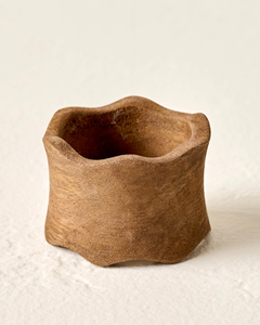 Ronds de serviette en bois avec découpe ondulée des deux côtés, creux, pour décoration de table de mariage et de banquet - Product Image 2