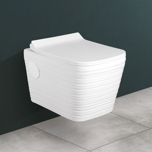 Appareil sanitaire mural européen WC en céramique Inodoro suspendu à télécommande avancée pour salle de bain - Product Image 3