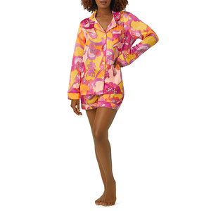 Sublimation Design Women Home <b>Clothes</b> Sets Pajamas Fashion Full Length Sleeping Suits With Shorts Sets for Women for Christmas - Product Image 5
