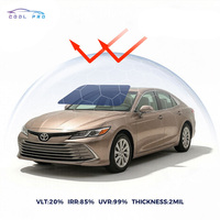 Film solaire pour vitres de voiture, film nano carbone de haute qualité, film céramique américain pour vitres de voiture, teinte céramique carbone