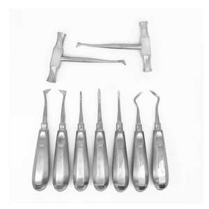 Juego de Instrumentos Manuales FIDA International para Extracción de Raíces, Instrumentos de Cirugía Dental de Acero Inoxidable con Certificación CE - Product Image 1
