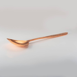 <b>Copper</b> Cooking Spoon Mirror Polished With Handle Metal Cooking <b>Utensil</b> Easy To Clean <b>Copper</b> Spoon - Product Image 3