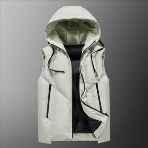 Venta al por mayor delgada chaqueta sin mangas para hombres y mujeres logotipo personalizado chaleco para Otoño Invierno calle moda ropa de talla grande - Product Image 5