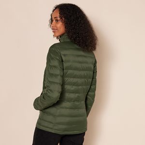 Women's Hooded Puffer Jacket Heavy Winter <b>Bubble</b> <b>Coat</b> with Embroidered Logo for Fashion Clothing Brands Wholesale - Product Image 6