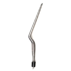 Pince bipolaire électrique en acier inoxydable, non isolée, à baïonnette, angulaire, 18 cm, avec pointes de 0,5 mm, 1,0 mm et 2,0 mm, instrument chirurgical - Product Image 2
