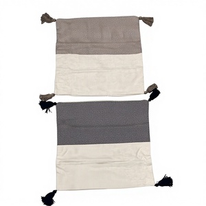 100% Cotton Modern Anti-Wrinkle Anti-Bacteria Washable Square <b>Cushion</b> Covers with Zipper Closure for Home & Hotel Use - Product Image 1