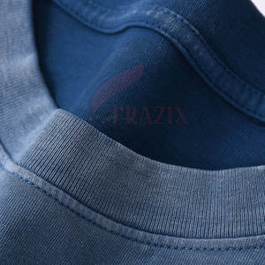 Camiseta de Algodón con Lavado Ácido para Hombre, Último Estilo Casual, Logotipo Personalizado en la Parte Delantera, Ecológica, de Secado Rápido, Manga Corta Oversize - Product Image 3