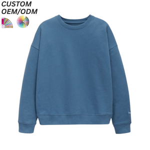 Sweat-shirt polaire pour homme, pull décontracté, confort hivernal, coupe oversize, logo personnalisé, support OEM ODM pour la vente en gros - Product Image 1