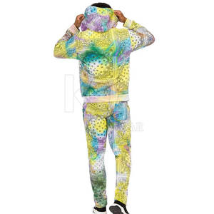 Chándal de Invierno Moderno para Hombre, Sublimado, Talla Grande, Color Sólido, con Tela Elástica Transpirable, Ajuste Cómodo, Perfecto para Hacer Ejercicio - Product Image 2