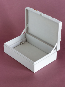 Premium Quality Handmade Elegant Glass Jewelry <b>Boxes</b> With Pearl Detailing <b>Vanity</b> by whimsy art craft - Product Image 4