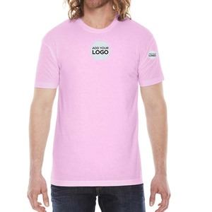 T-shirts à manches courtes en coton polyviscose avec logo personnalisé - Product Image 6