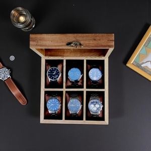 AHTE MANUEXPO UR-065 Wooden Watch Box <b>Storage</b> Jewelry Case Timepiece Display Luxury Indian Rosewood Organizer Handmade <b>Cushions</b> - Product Image 4