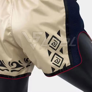 Pantalones Cortos Profesionales de Muay Thai con Diseño Flexible para Artes Marciales y Actividades Deportivas - Product Image 4