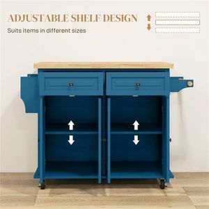Mobiletto da Cucina per Organizzazione e Praticità, Funzionante come Isola Cucina - Product Image 5
