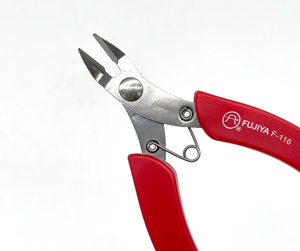 Mini pince de qualité industrielle en acier inoxydable de Type japonais poignée lisse mâchoire biseautée sertissage coupe outils de dénudage métrique - Product Image 4