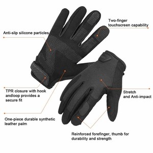 Gants de travail en cuir synthétique de qualité supérieure Amara, protection des mains industrielle, antistatiques, résistants à la chaleur, durables - Product Image 6