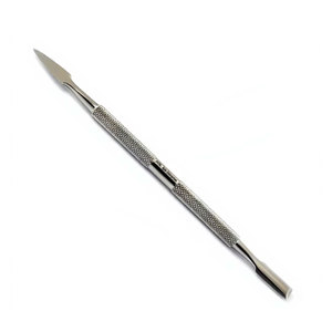 Pousse-cuticules et repousse-ongles professionnel, couteau plat long pour soins des ongles, nettoyeur d'ongles en acier inoxydable pour manucure et pédicure - Product Image 2