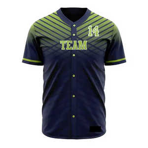 Uniformes de Béisbol Personalizados, Transpirables, Estampados, de Manga Corta, Unisex, de la Mejor Calidad, al por Mayor, de Poliéster, Talla Grande 2026 - Product Image 5