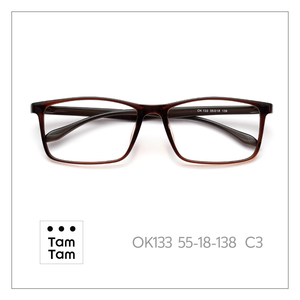 ทามทามกรอบแว่นตาทรงสี่เหลี่ยม OK133 55-18-138 C1 ขอบเต็มสีทึบสำหรับทุกเพศน้ำหนักเบาสำหรับผู้ใหญ่การแก้ไขการมองเห็น - Product Image 2