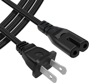 Câble d'alimentation CA C7 à 2 broches en forme de 8 pour TV, Xbox, PS3, PS4, <span class=keywords><strong>PS5</strong></span>, homologué ETL, 1,8 m, cordon d'alimentation IEC C7 pour haut-parleur multimédia - Product Image 1