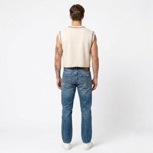 Camiseta sin Mangas Personalizada para Hombre, Cuello Redondo, Impresión en Serigrafía, Estilo Urbano Desgastado de Alta Calidad, Camiseta Unisex de Nueva Tendencia - Product Image 6