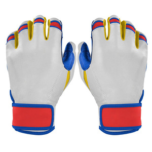 Nuevos Guantes de Bateo de Béisbol Duraderos y Cómodos con Puño Corto, Guantes de Bateo de Alta Calidad Personalizados para Adultos y Jóvenes - Product Image 1