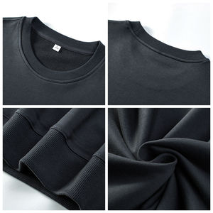 Sudadera de Cuello Redondo para Mujer, Color Sólido, Manga Larga, 100% Algodón, Tejido Transpirable, Ropa Casual de Otoño - Product Image 5