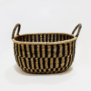 Paniers tissés écologiques de jacinthe d'eau, organisateur de panier de boîte pour le stockage et l'organisation à la maison - Product Image 6