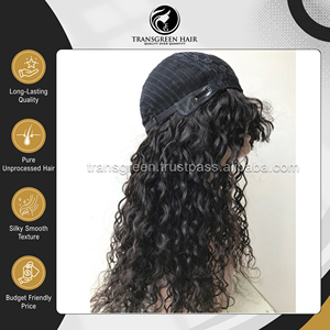 100% Raw Unprocessed Virgin Natural Curly <b>Wig</b> with Bangs Human Hair Extension from Genuine Indian Wholesaler at Least Price - Product Image 3